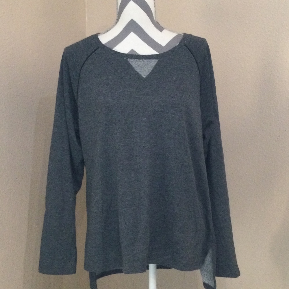 Champion Gray Loose Active Performance Long Sleeve T-Shirt Tee - XL - NWT
